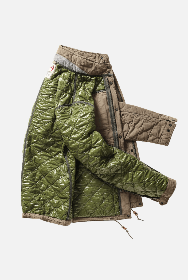 Outerwear - Relwen - Quilted Tanker - Archery Close