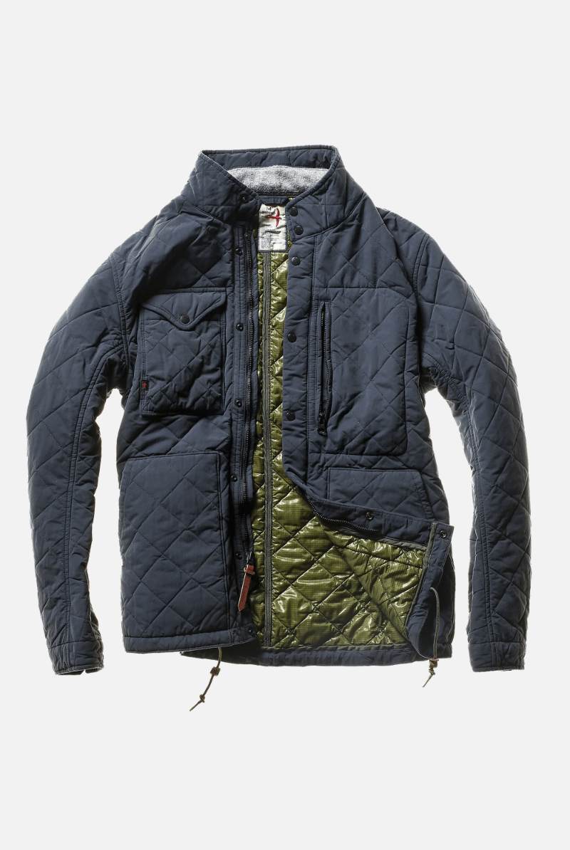 Outerwear - Relwen - Quilted Tanker - Archery Close