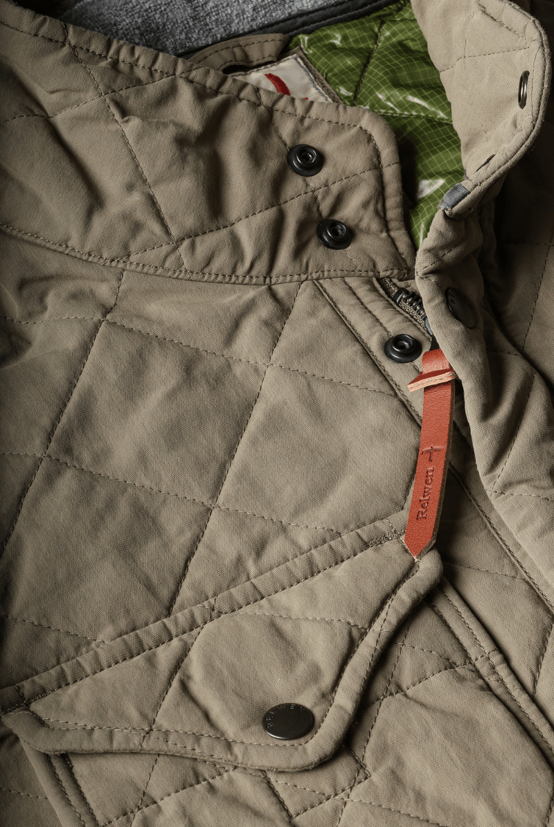 Outerwear - Relwen - Quilted Tanker - Archery Close
