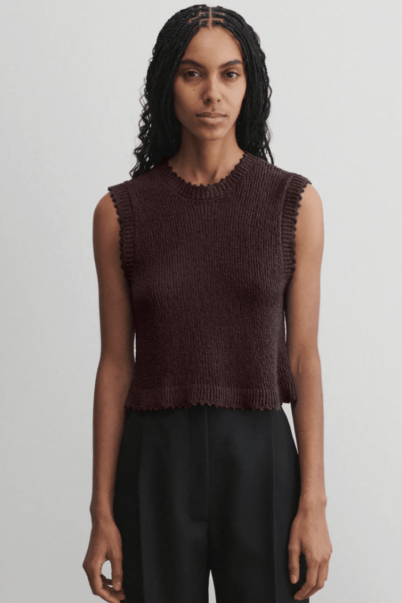 Shirts & Tops - Rachel Comey - Relent Top in Chocolate - Archery Close