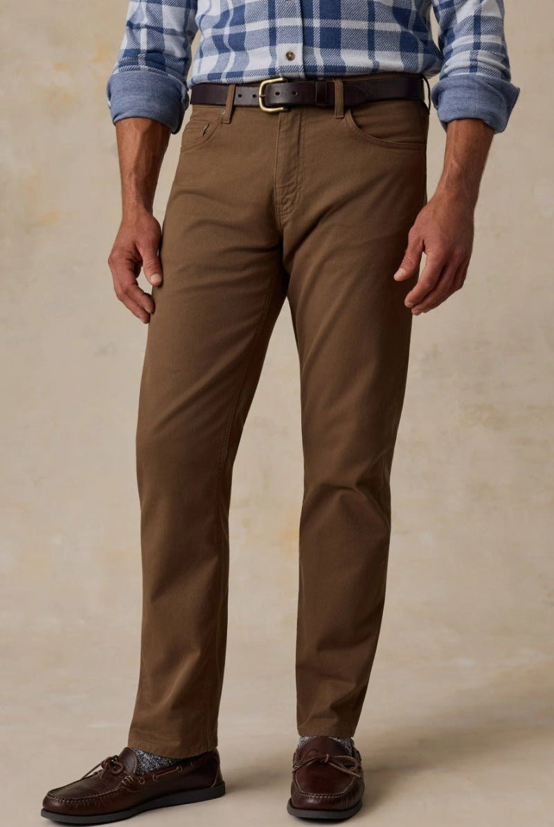 Faherty Brand Reserve Twill 5-Pocket Pant