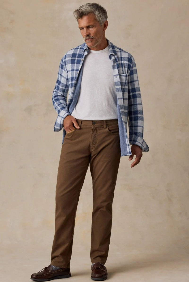 Faherty Brand Reserve Twill 5-Pocket Pant