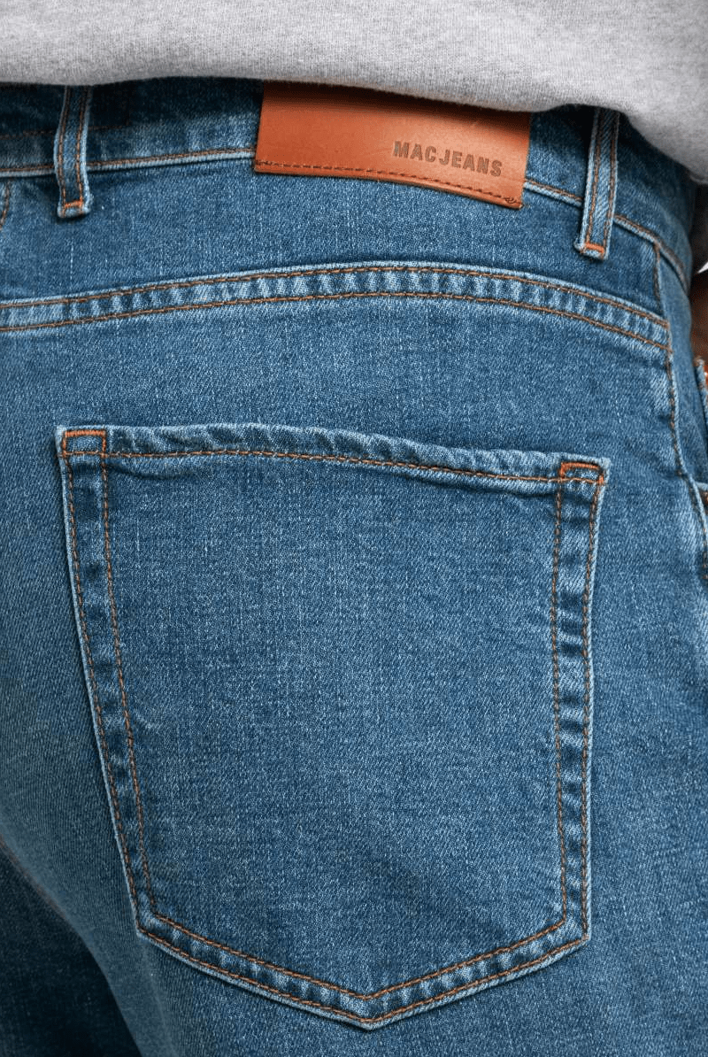 Jeans - MAC Jeans - Rick Jean in Dark Blue Authentic Wash - Archery Close