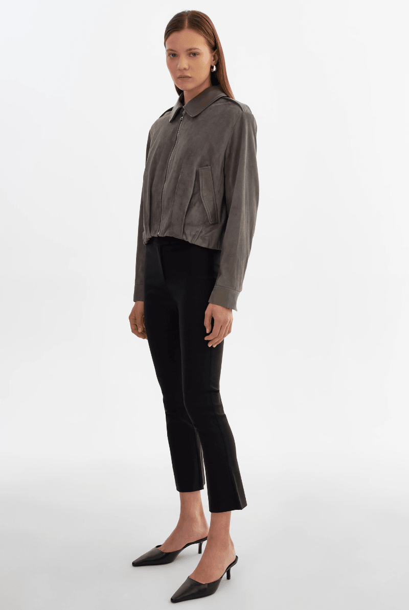 Outerwear - Lamarque - Robbie Suede Jacket - Archery Close