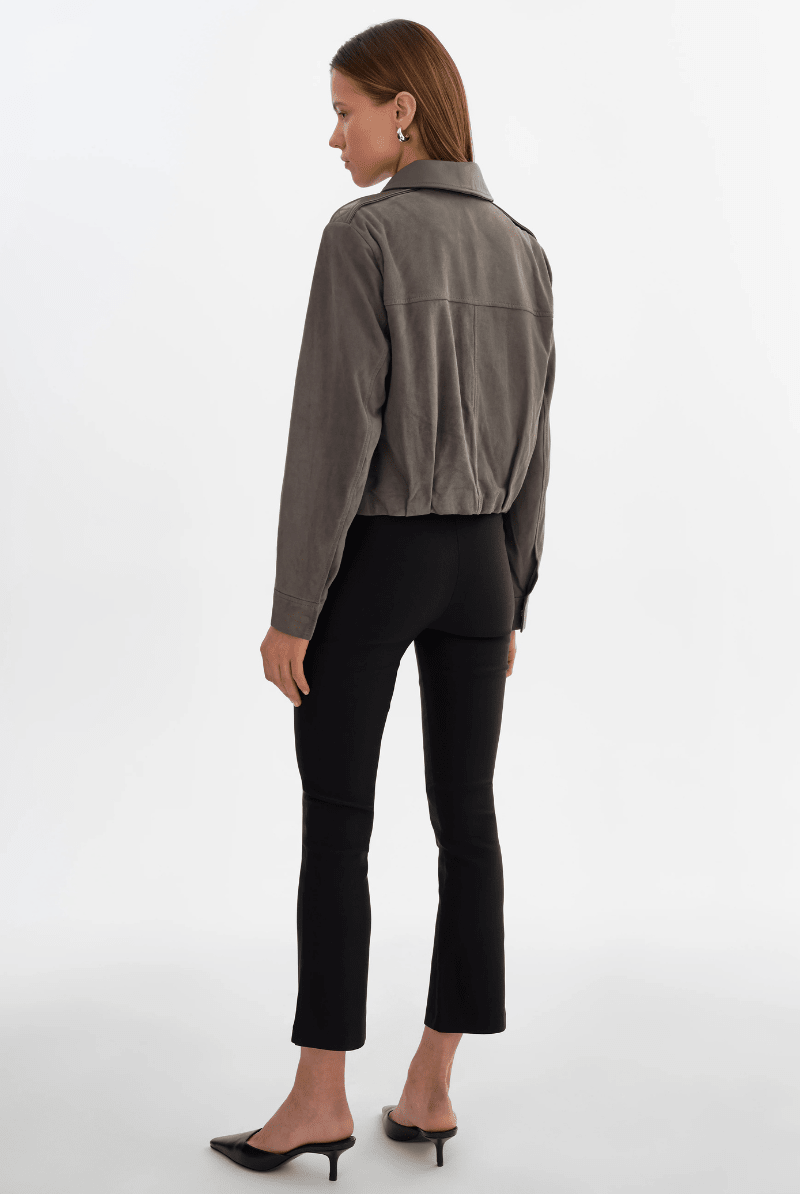 Outerwear - Lamarque - Robbie Suede Jacket - Archery Close