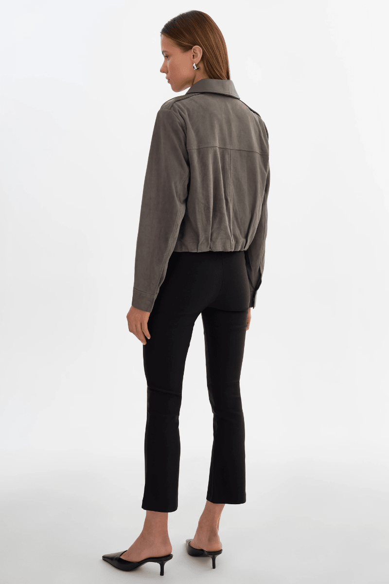 Outerwear - Lamarque - Robbie Suede Jacket - Archery Close