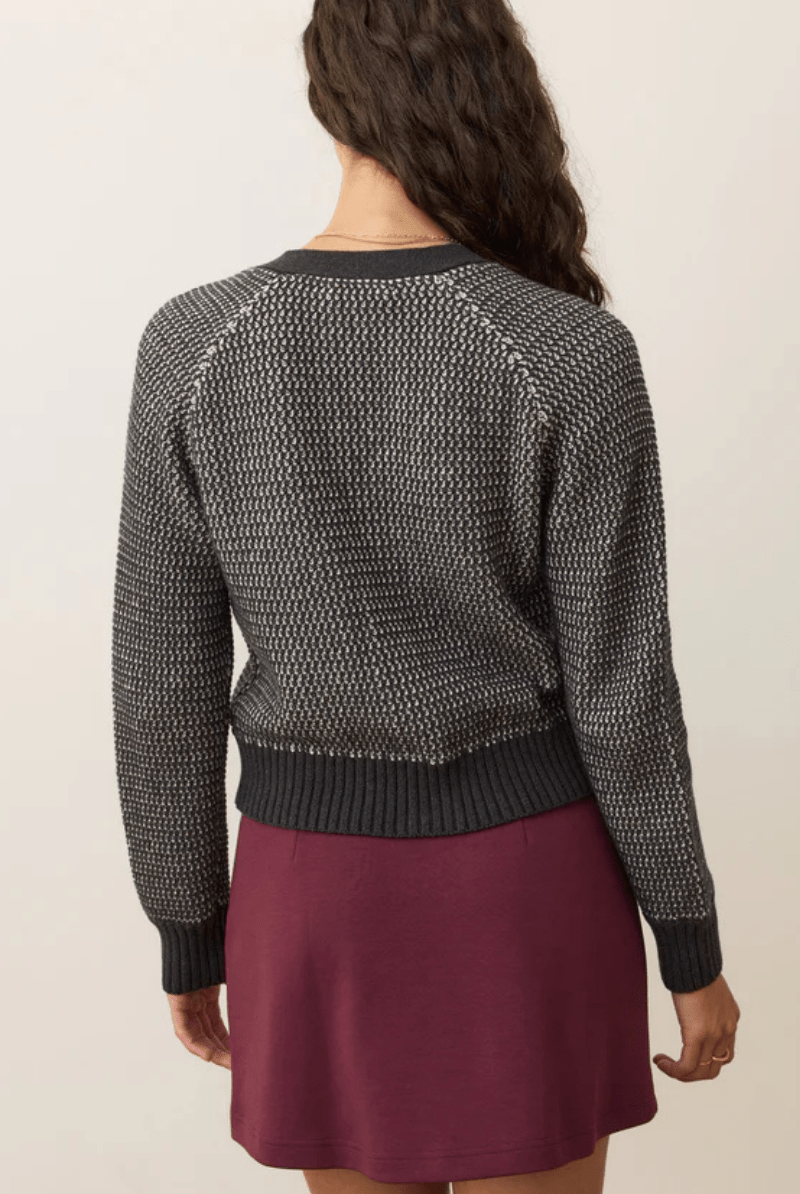 Sweater - Marine Layer - Robin Textured Cardigan - Archery Close