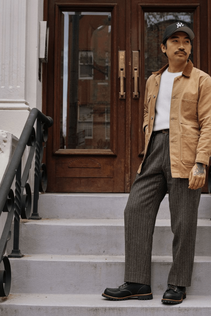 Boots - Red Wing Shoes - Roughneck 6" Boot in Briar Oil Slick - Archery Close