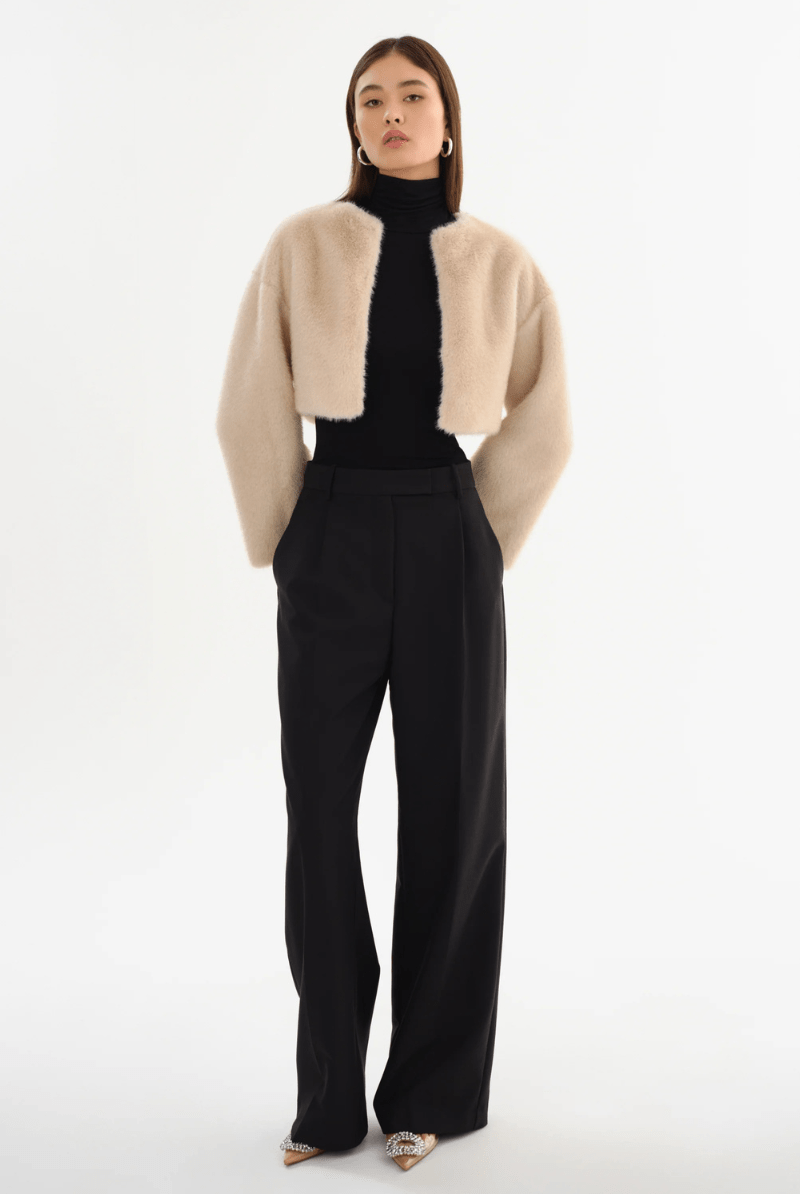 Outerwear - Lamarque - Rowdie Faux Fur Jacket - Archery Close