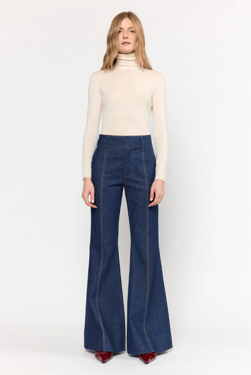 Jeans - Christy Lynn - Rowen Pant in Dark Indigo - Archery Close