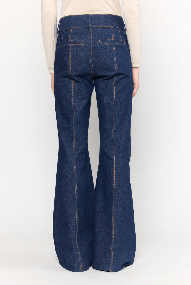Jeans - Christy Lynn - Rowen Pant in Dark Indigo - Archery Close