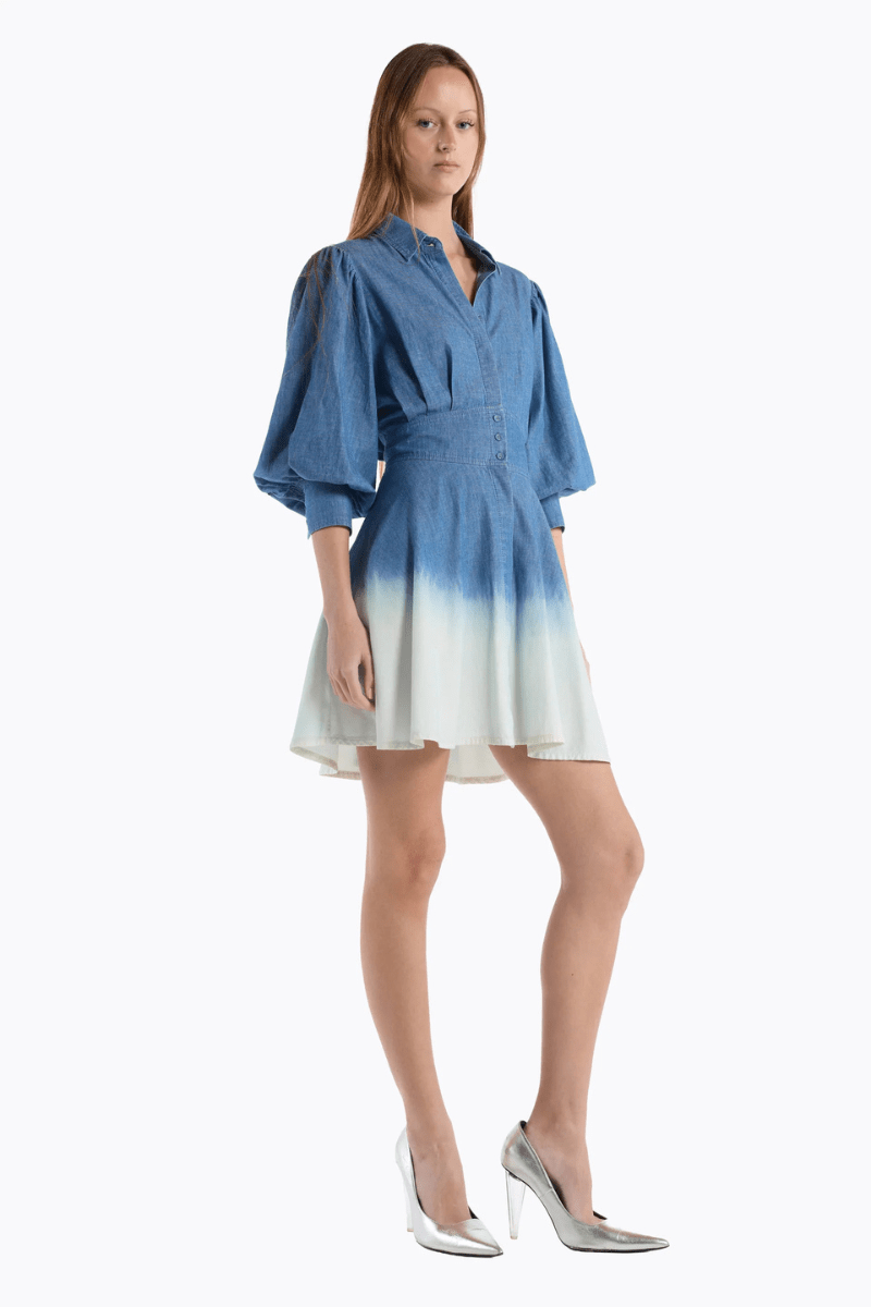 Dresses - Christy Lynn - Roxanne Dress in Indigo Dip - Archery Close