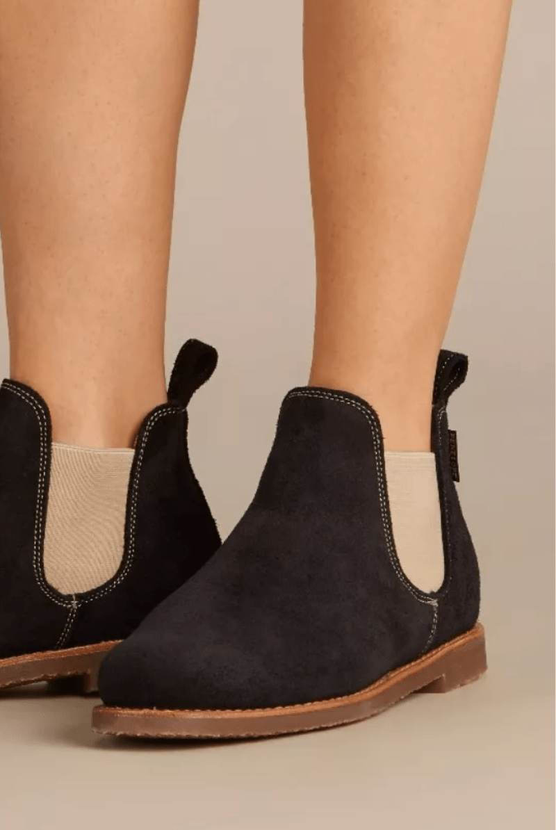 Boots - Penelope Chilvers - Safari Wool Lined Boots in Black - Archery Close