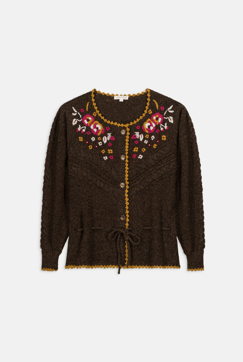Sweater - Louise Misha - Sandya Cardigan - Archery Close
