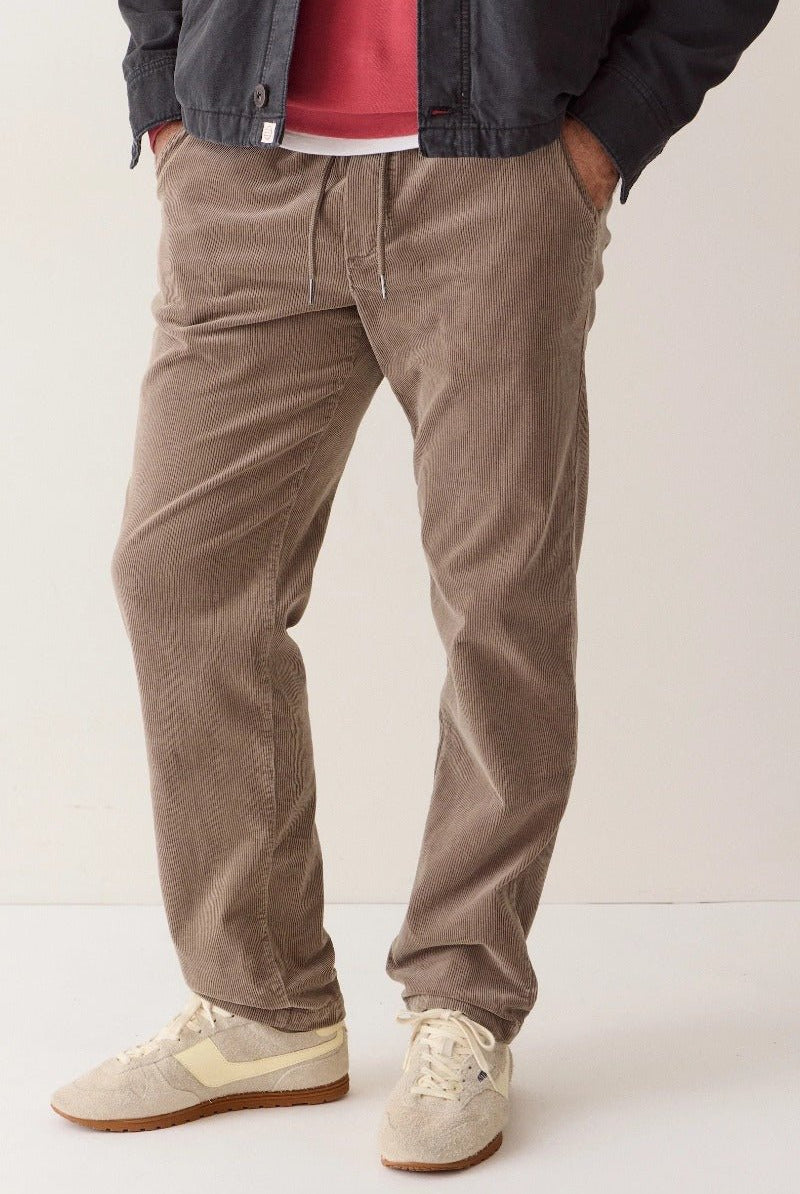 Marine Layer Saturday Cord Pant - Dark Taupe