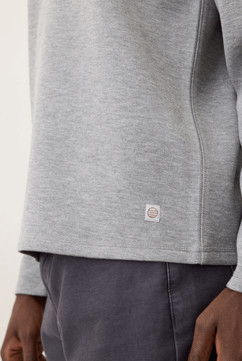 Sweatshirts - Marine Layer - Scuba Knit Quarter Zip - Archery Close