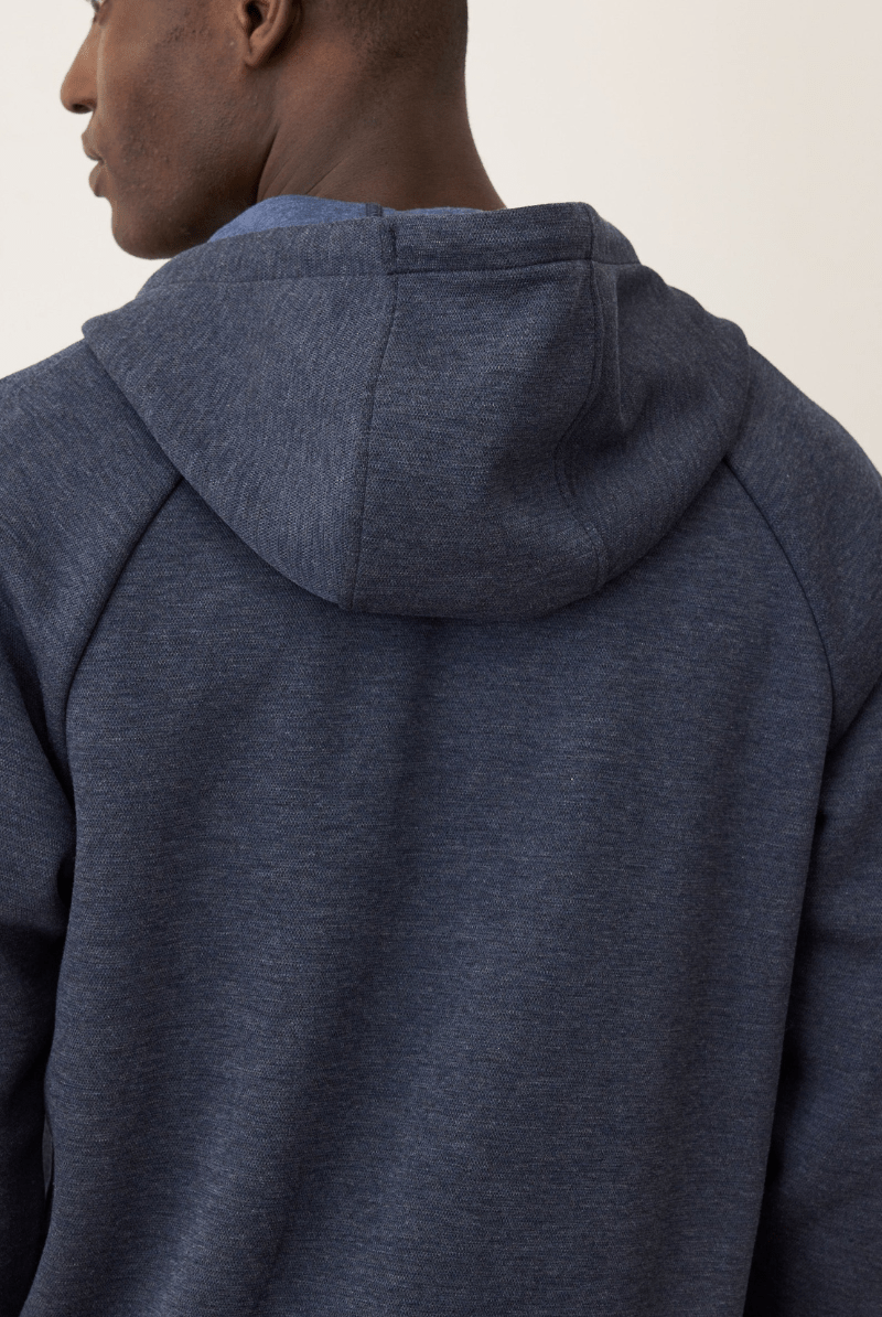 Sweatshirts - Marine Layer - Scuba Knit Zip Hoodie - Archery Close