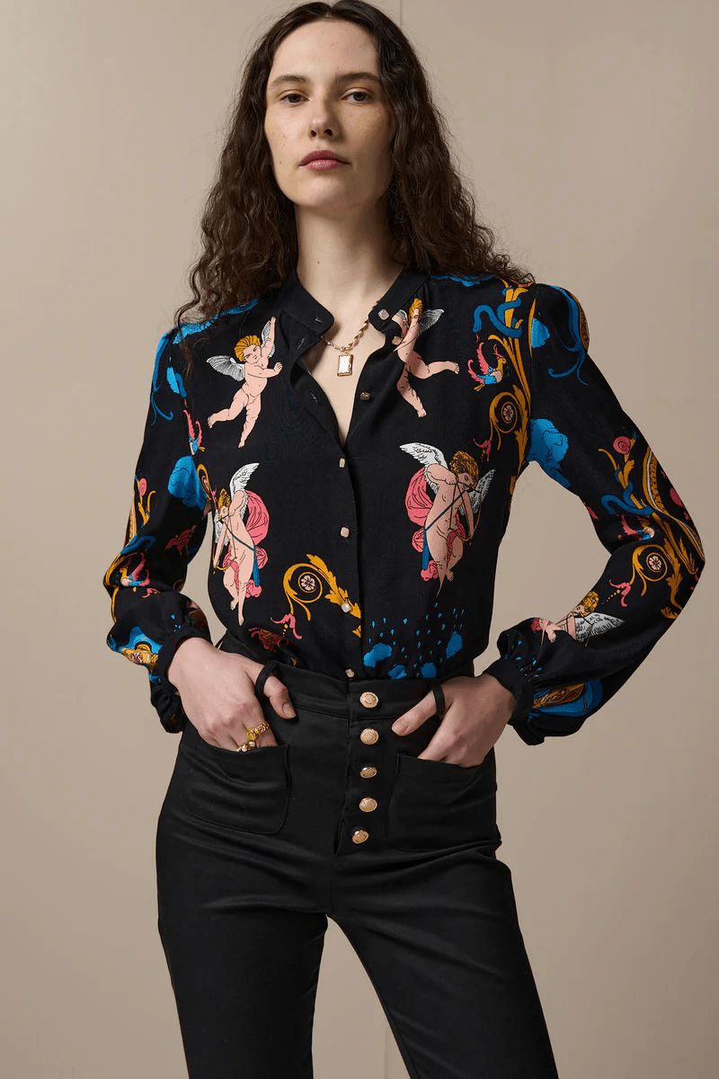 Shirts & Tops - Paolita - Seraphina Edie Top - Archery Close