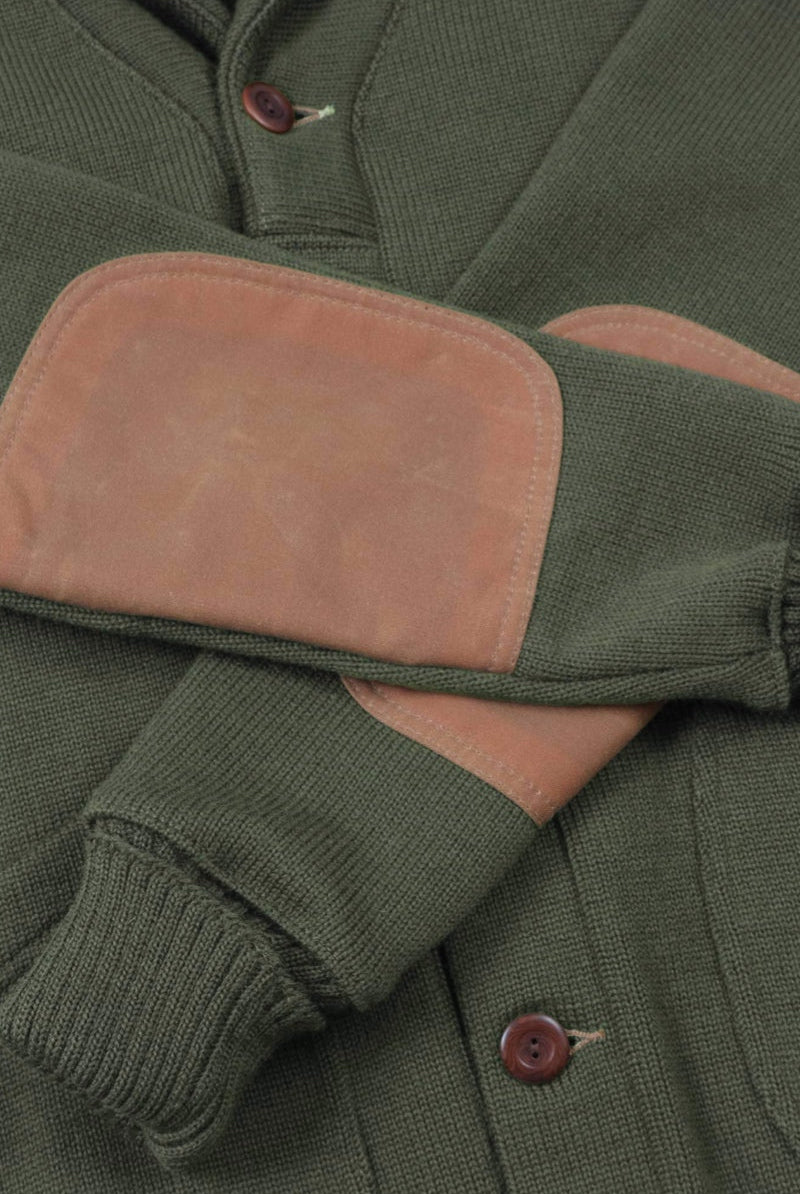 Sweater - Dehen 1920 - Shawl Sweater Coat 2.0 - Spruce - Archery Close