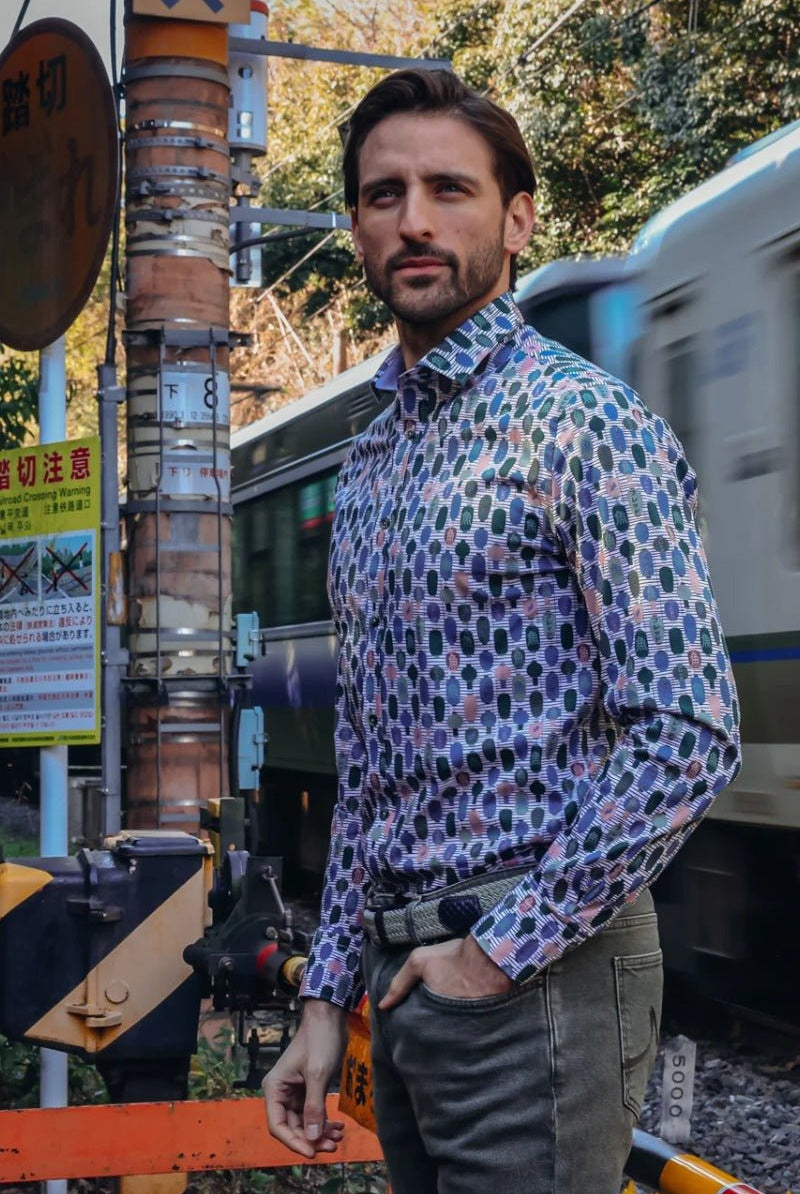 A Fish Named Fred Shirt Lanterns - Mulitcolour Blue