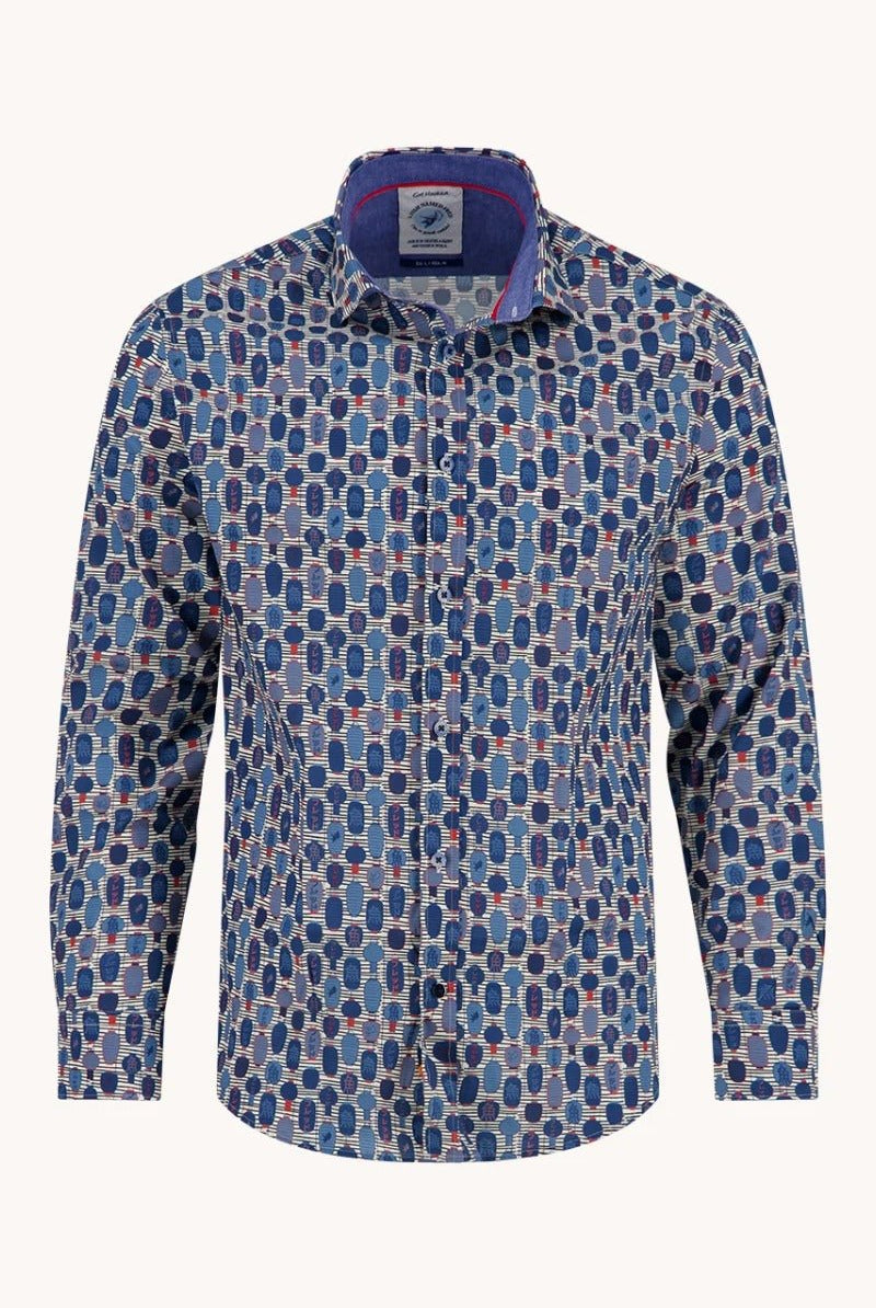 A Fish Named Fred Shirt Lanterns - Mulitcolour Blue
