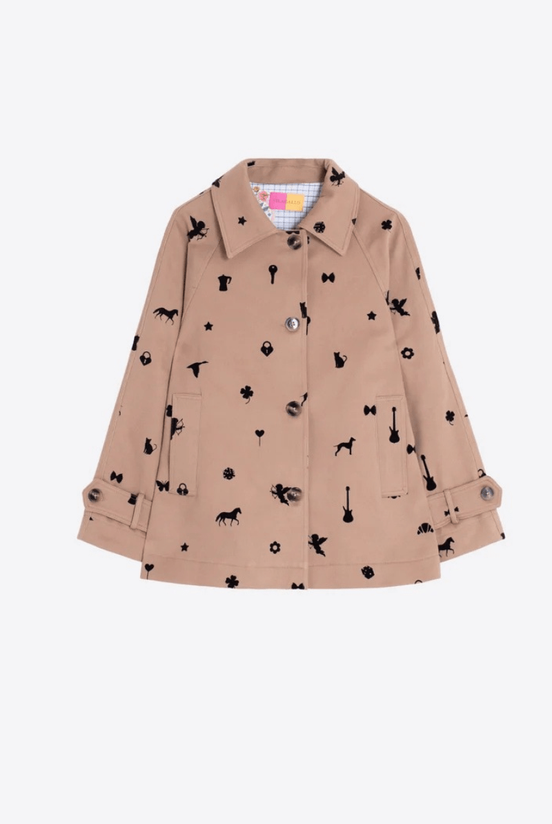 Outerwear - Vilagallo - Short Beige Jacket - Archery Close