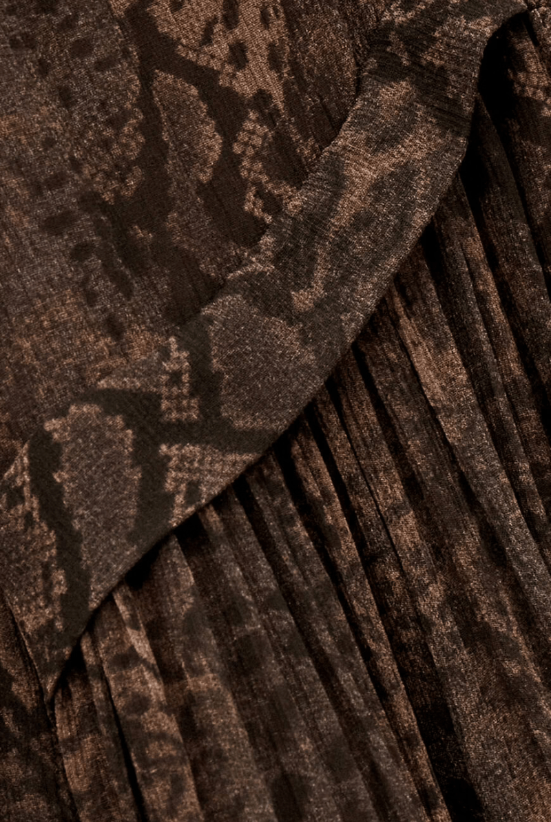 Dresses - ba&sh - Simba Dress in Brown - Archery Close