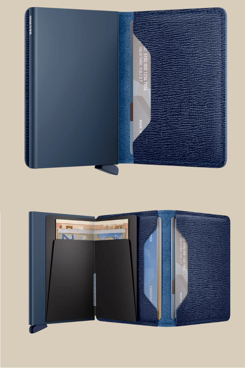 Handbags, Wallets & Cases - Secrid - Slimwallet in Crisple Navy - Archery Close