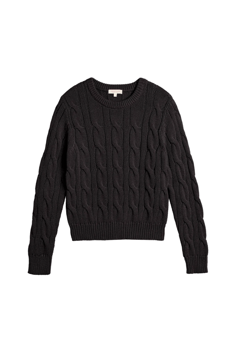 Sweater - DemyLee - Sloane Cotton Cashmere Sweater - Archery Close