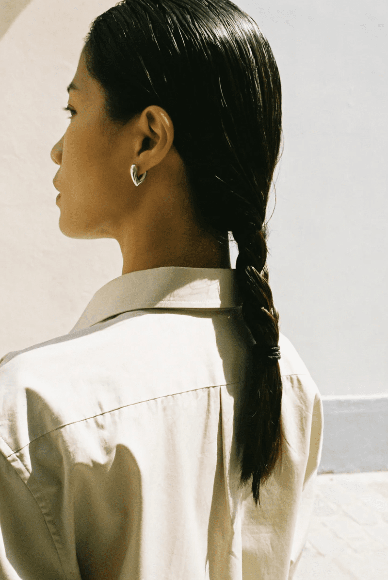 Jewelry - Annika Inez - Small Heart Hoops - Archery Close