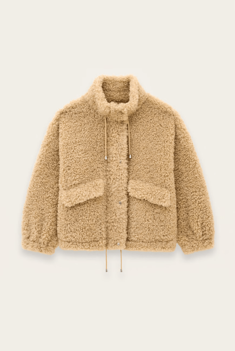 Outerwear - ba&sh - Sonjo Cropped Coat - Archery Close