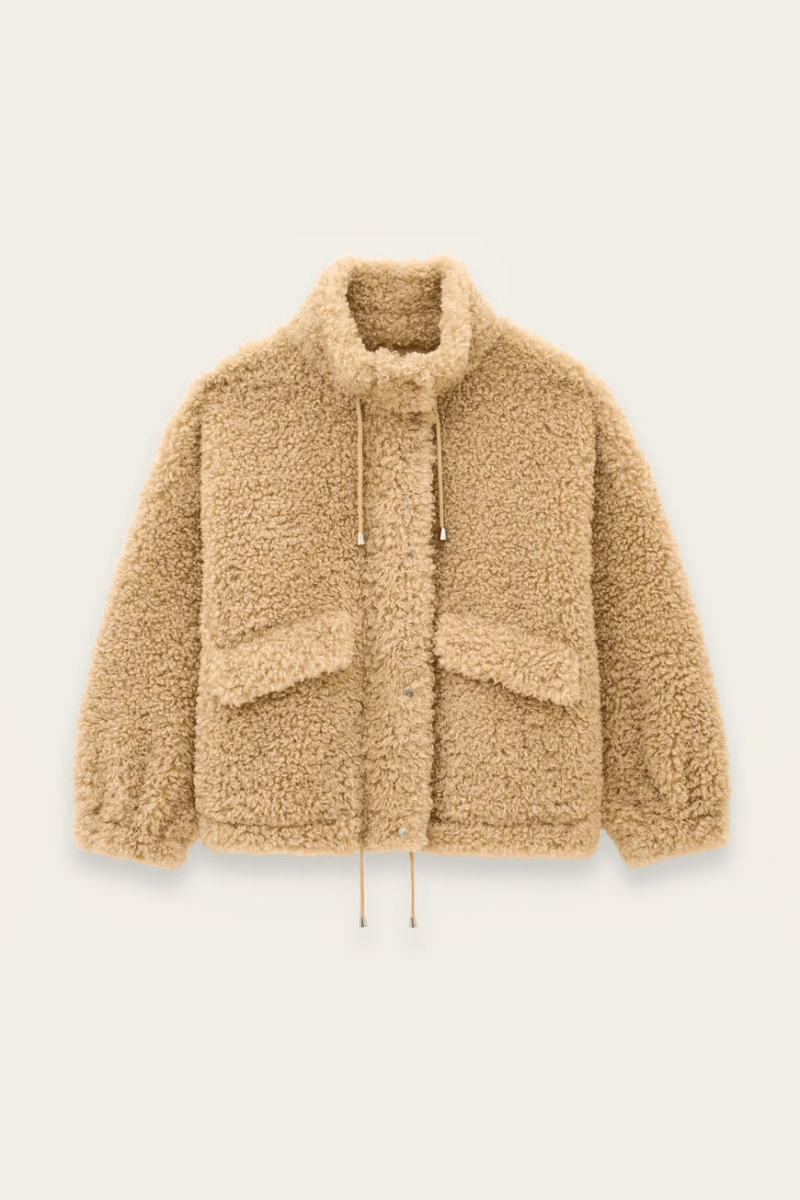 Outerwear - ba&sh - Sonjo Cropped Coat - Archery Close