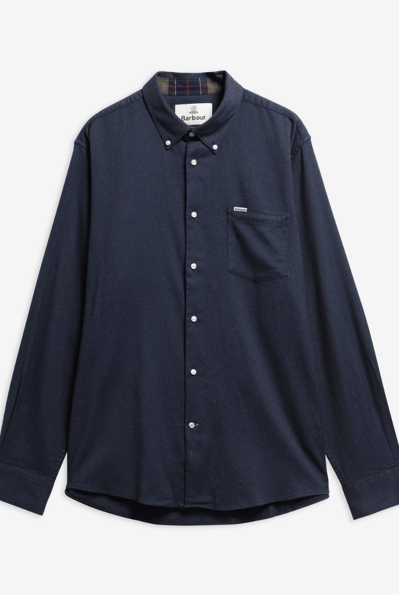 Shirts & Tops - Barbour - Sparrowhill Regular Long-Sleeved Shirt - Archery Close