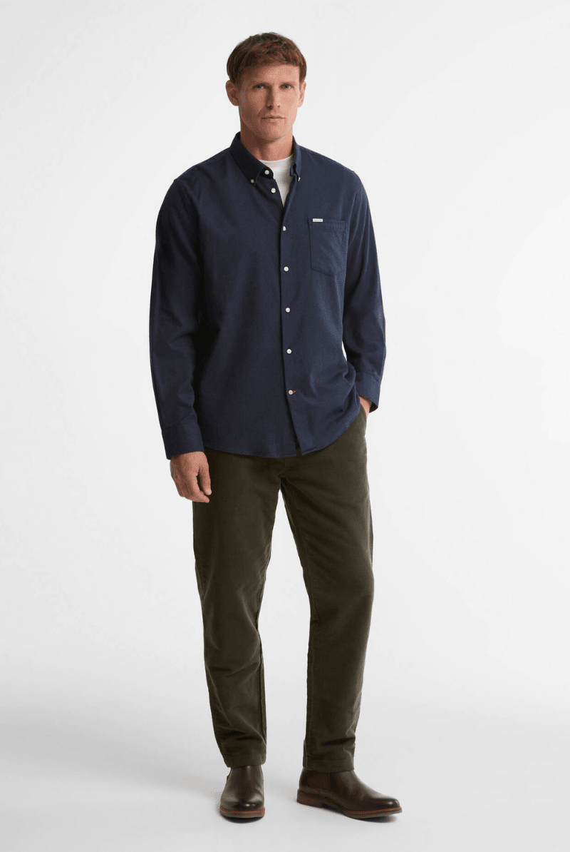 Shirts & Tops - Barbour - Sparrowhill Regular Long-Sleeved Shirt - Archery Close