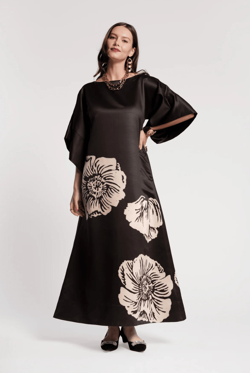 Dresses - Frances Valentine - Spinnaker Maxi Dress - Archery Close