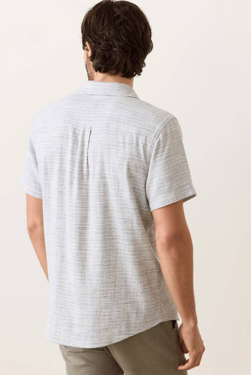 Shirts & Tops - Marine Layer - SS Classic Stretch Selvedge Shirt - Archery Close