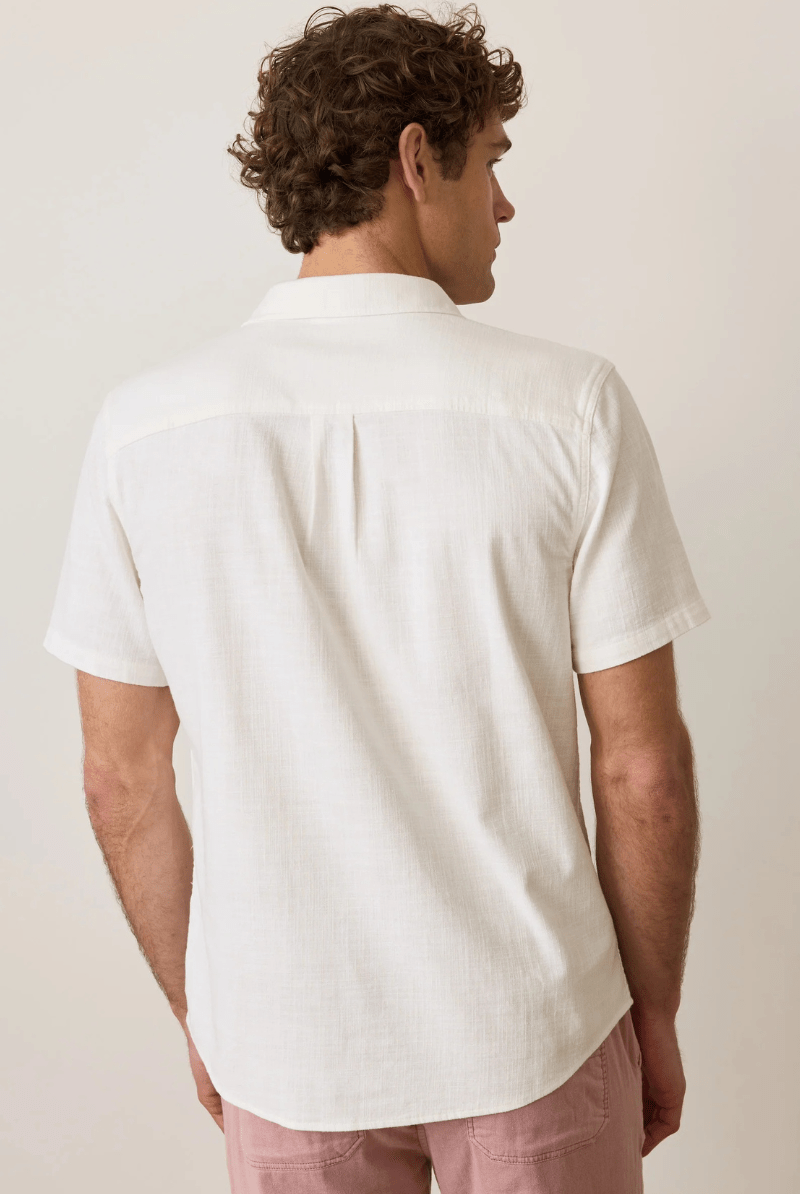 Shirts & Tops - Marine Layer - SS Classic Stretch Selvedge Shirt - Archery Close