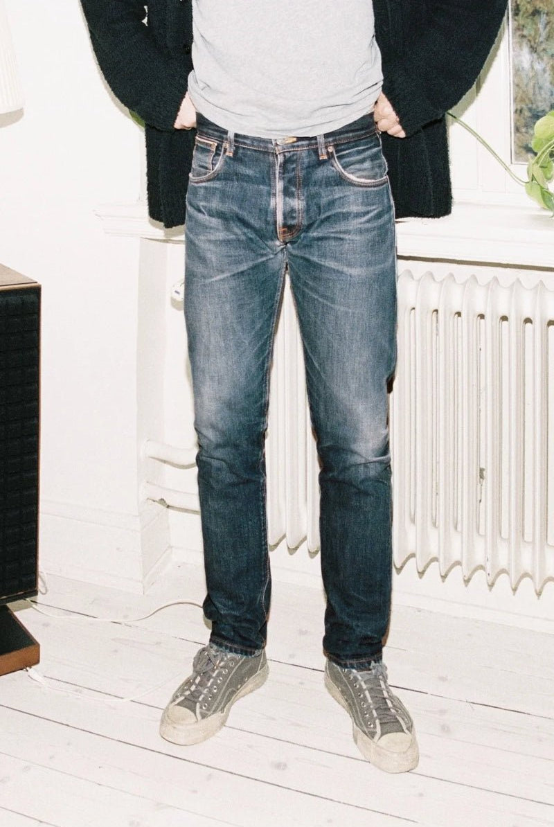 Jeans - Nudie Jeans - Steady Edddie II - Dry Selvedge - Archery Close