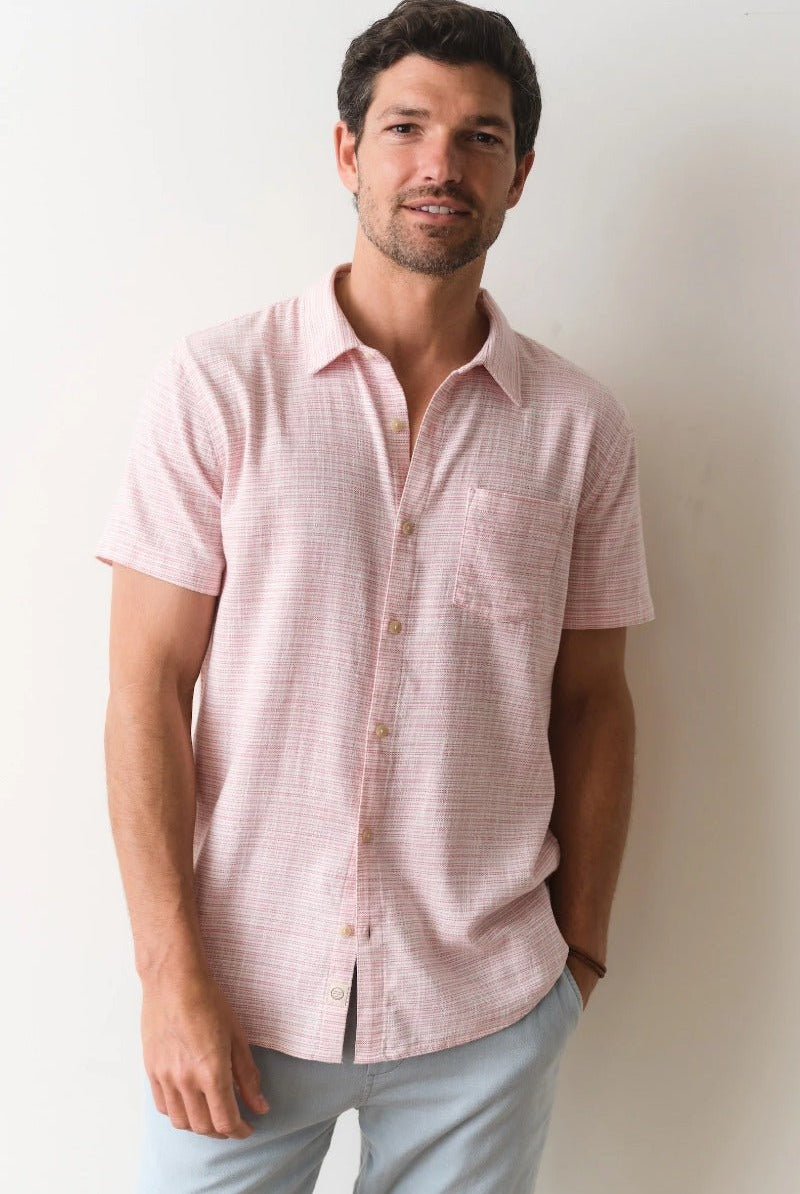 Marine Layer Stretch Selvage Short Sleeve Shirt