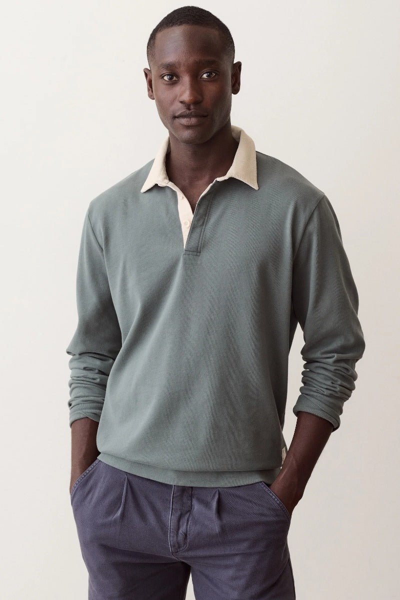 Marine Layer Sueded Rugby Polo