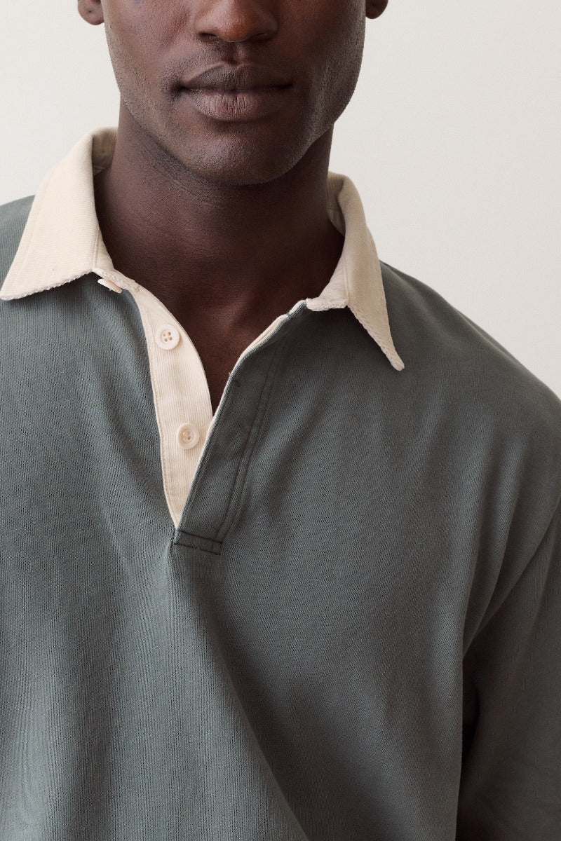 Marine Layer Sueded Rugby Polo