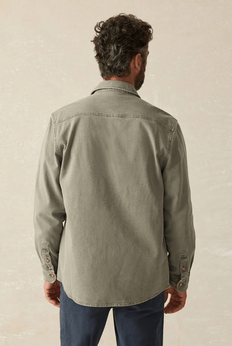 Shirts & Tops - Faherty Brand - Sunwashed Canvas CPO - Archery Close