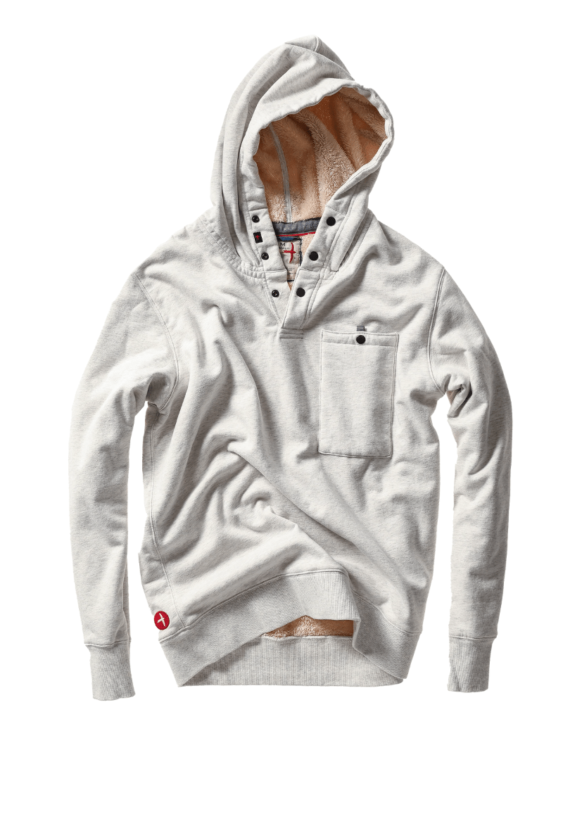 Sweatshirts - Relwen - Superfleece Hoodie in Chalk - Archery Close