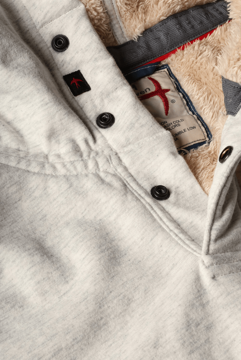 Sweatshirts - Relwen - Superfleece Hoodie in Chalk - Archery Close