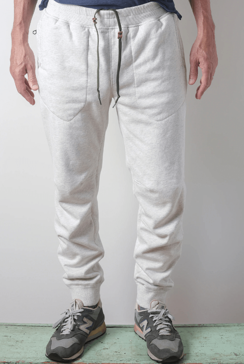 Sweatpants - Relwen - Superfleece Trackpant in Chalk - Archery Close
