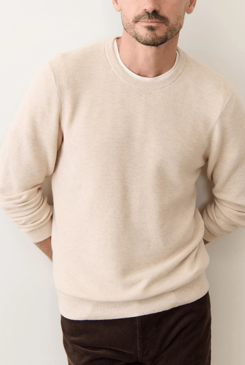 Shirts & Tops - Marine Layer - Sweater Tee - Angora - Archery Close