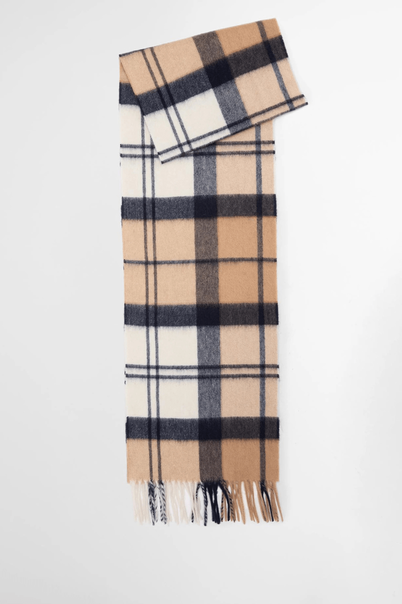 Scarf - Barbour - Tartan Cashmere Scarf - Archery Close