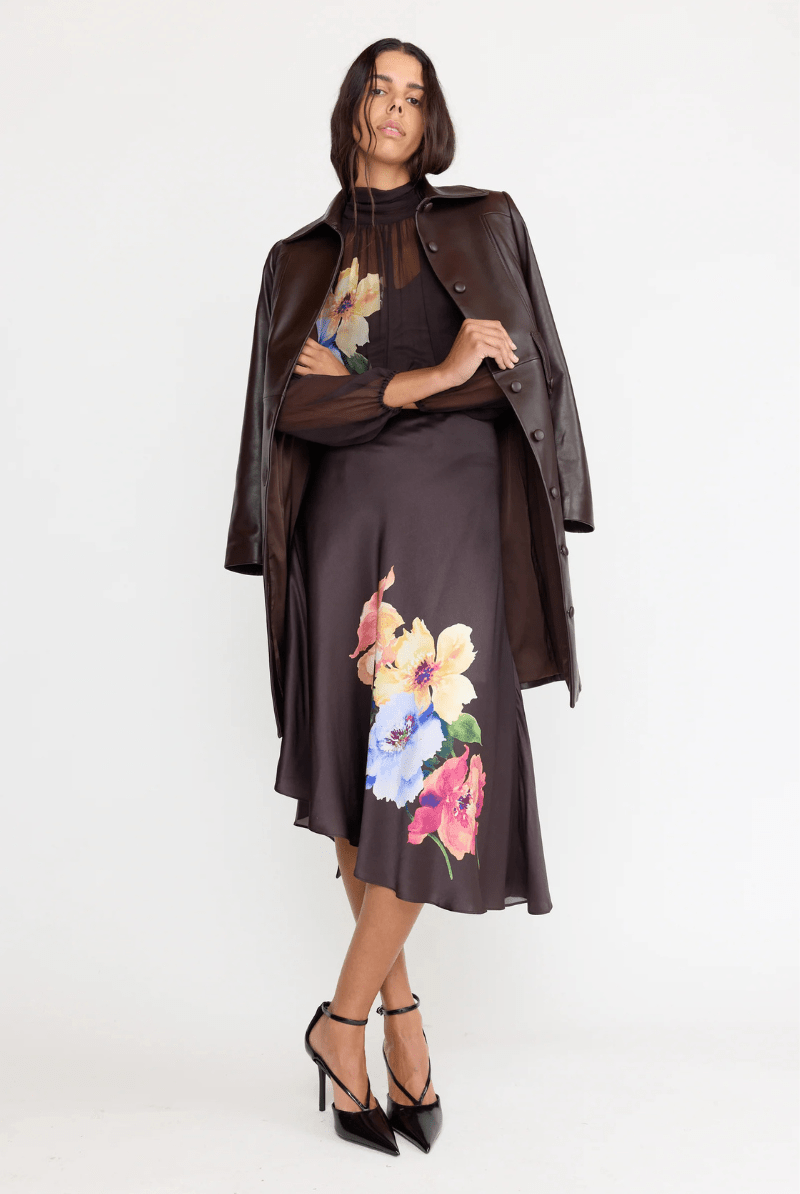 Shirts & Tops - Christy Lynn - Teagan Blouse in Twilight Aster - Archery Close