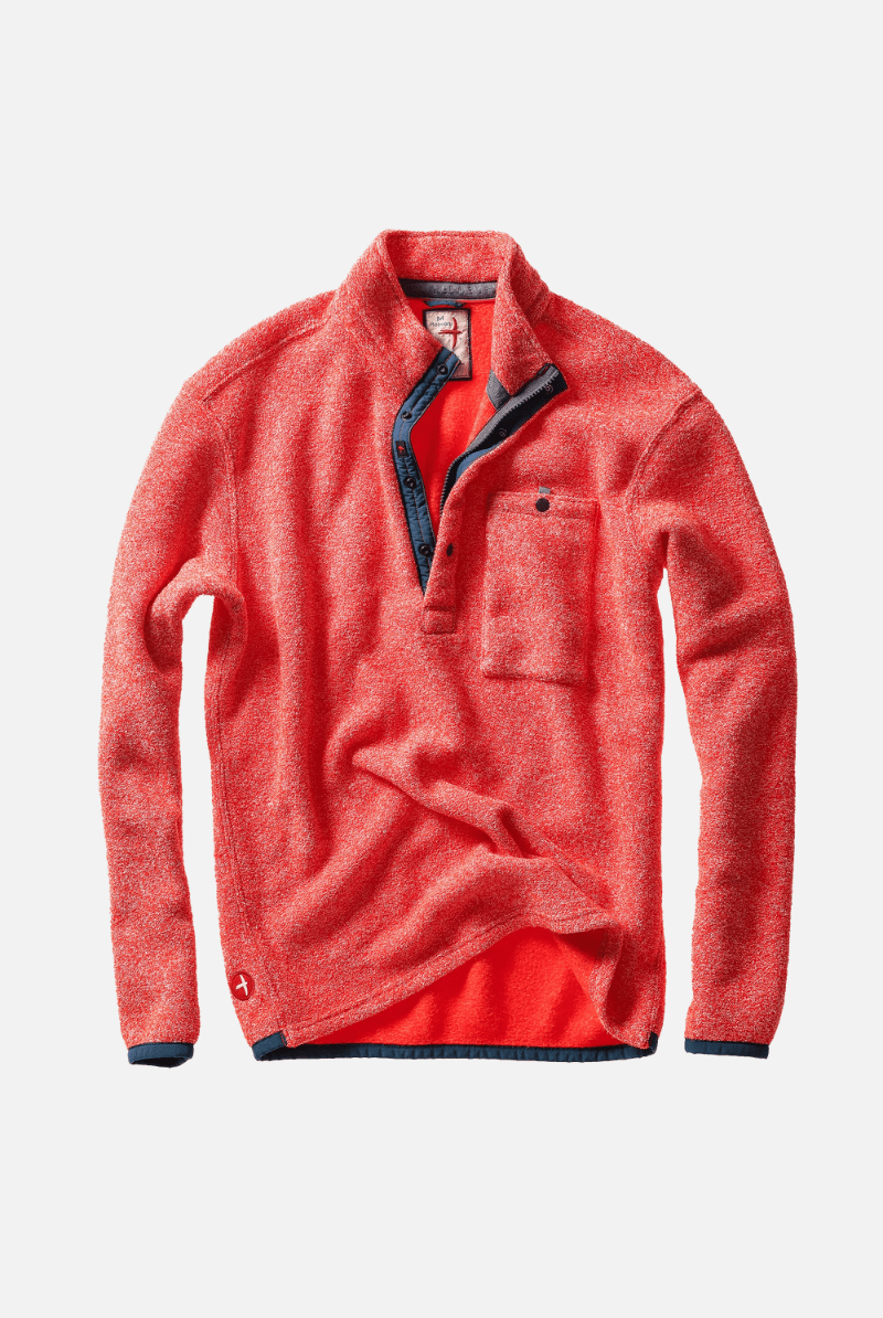 Sweatshirts - Relwen - Terry Snap - Zip Mock - Archery Close