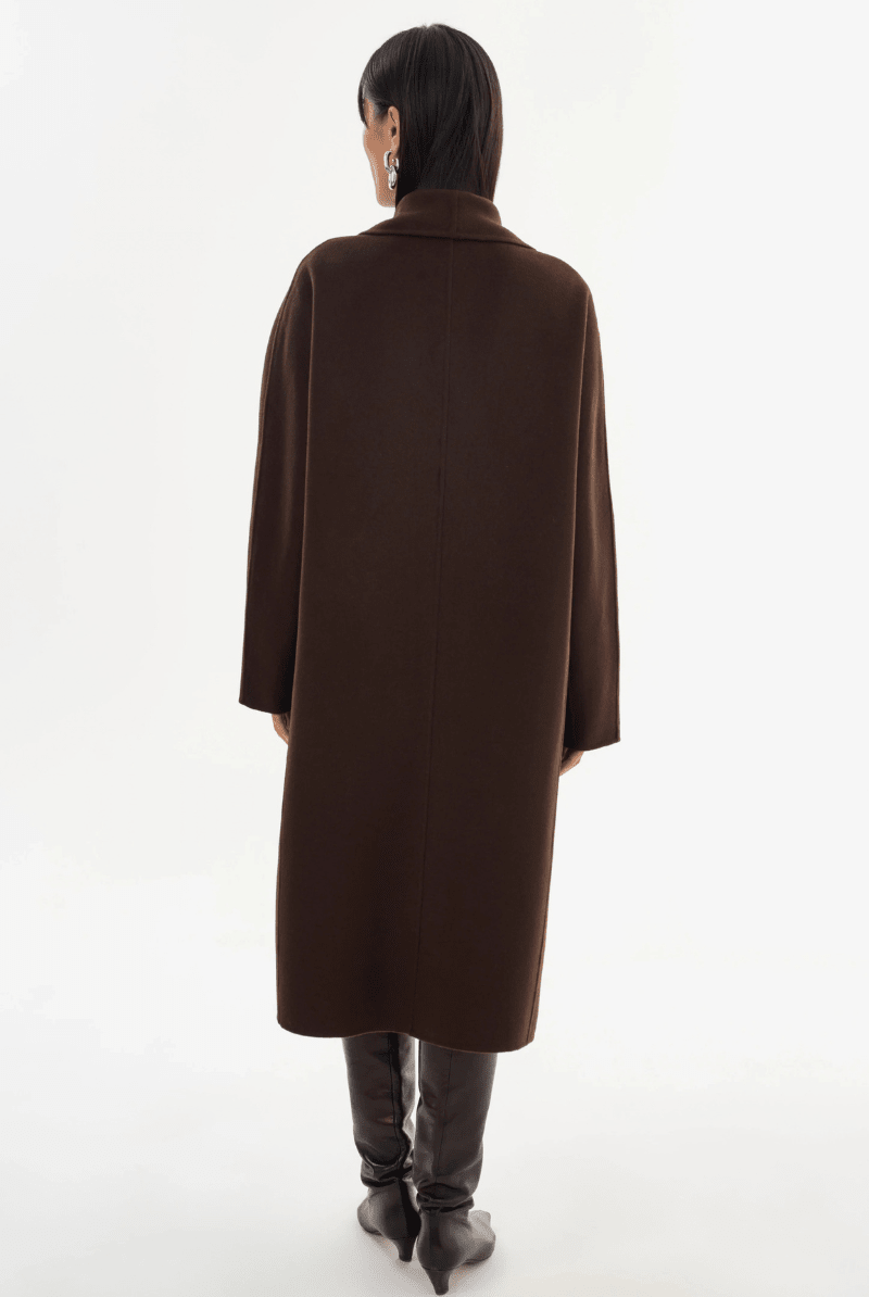 Outerwear - Lamarque - Thara Shawl Coat - Archery Close